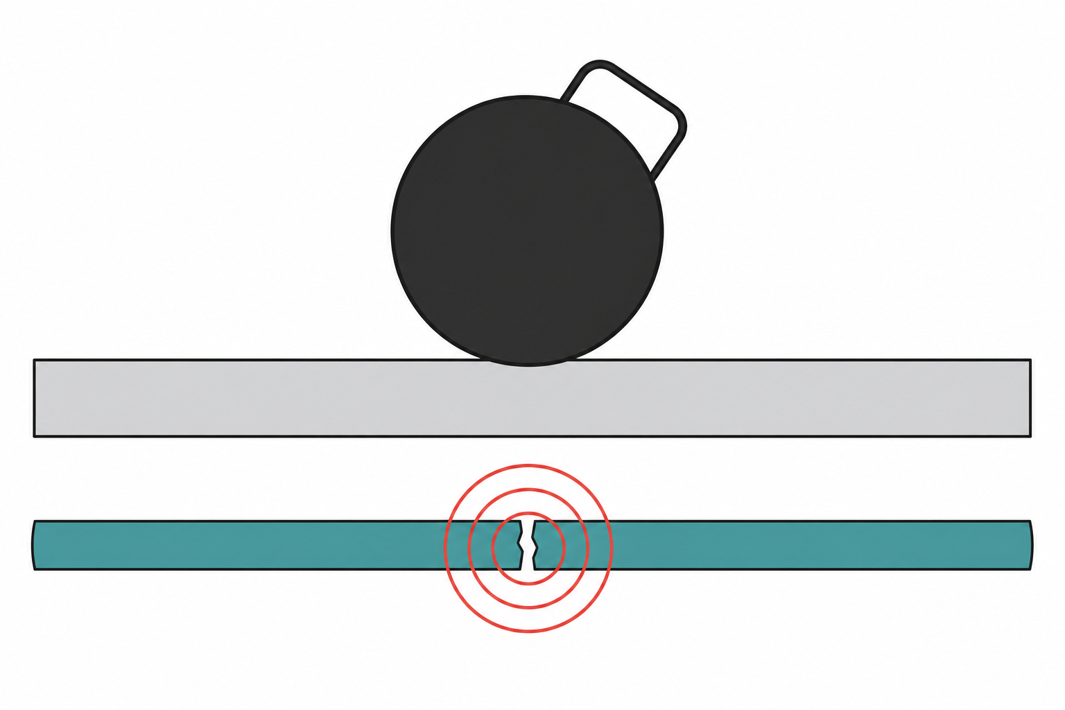 hero leak-detection-repair illustration Sherwood Plumbing branded illustration: hero_leak detection repair
