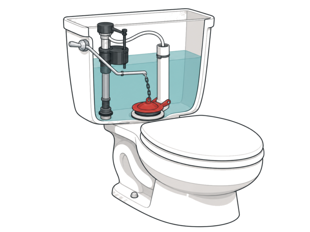 Sherwood Plumbing branded illustration